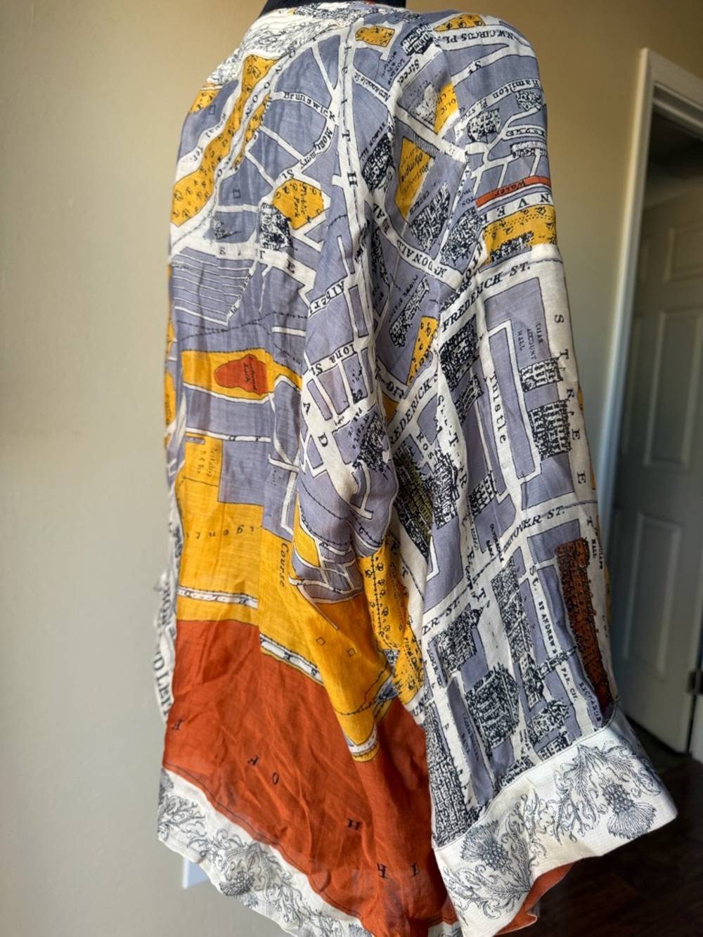 One hundred stars kimono map collection Edinburgh & Leith one size - Picture 6 of 7